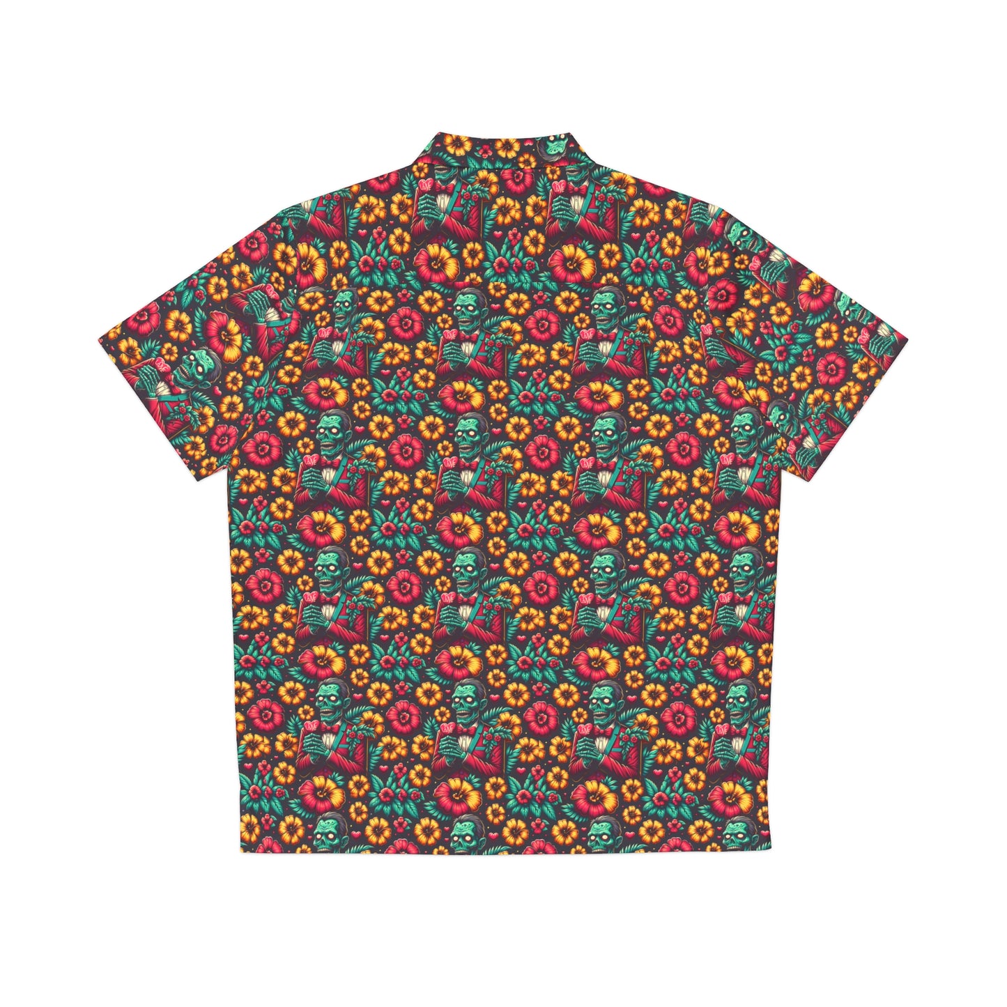 Male Zombie Valentine Hawaiian Shirt