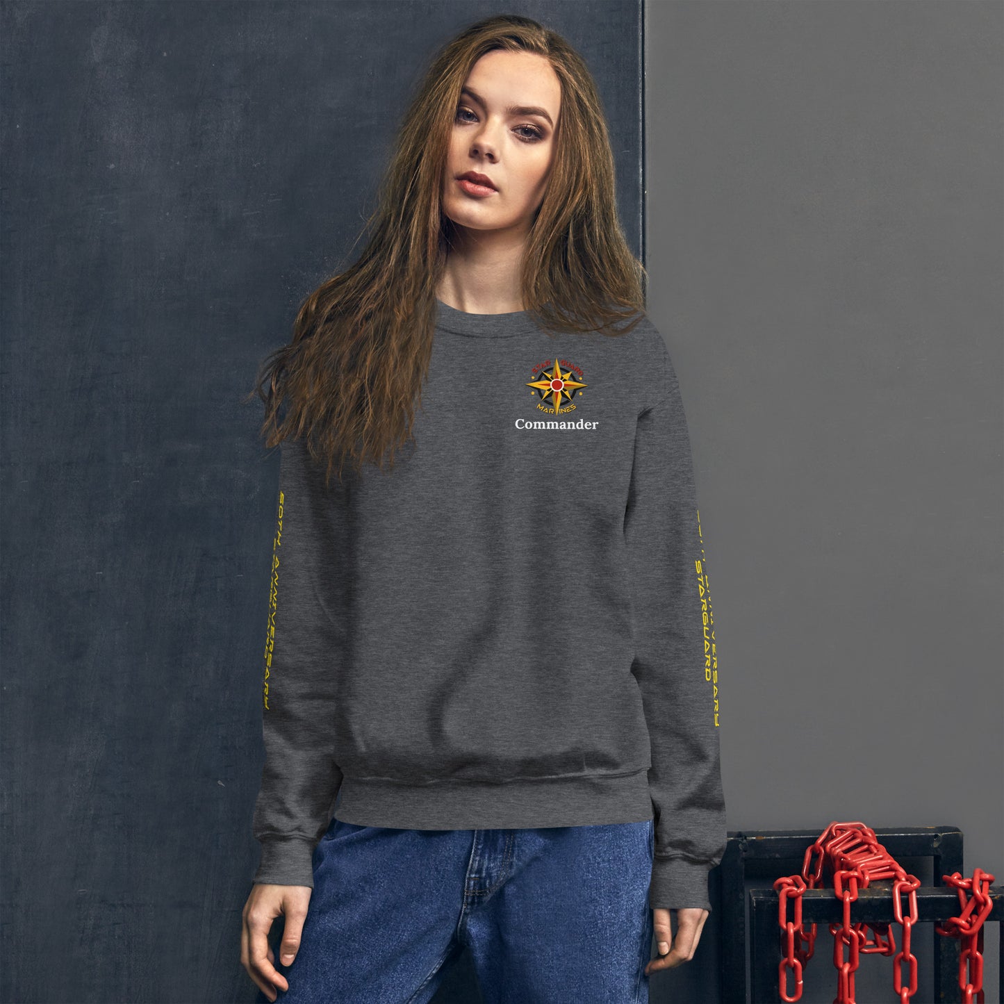 Starguard Commander Modern Starburst Crew Neck Sweatshirt - 50th Anniversary Edition