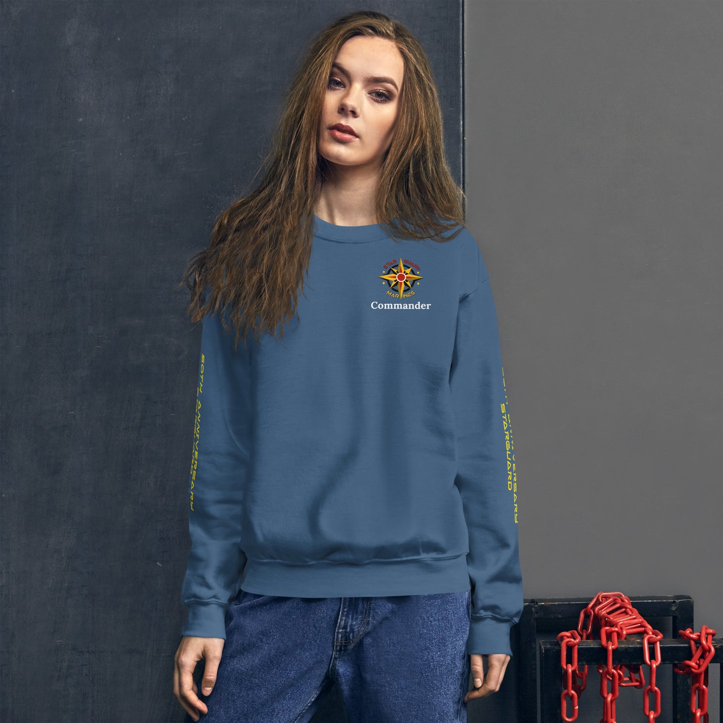 Starguard Commander Modern Starburst Crew Neck Sweatshirt - 50th Anniversary Edition