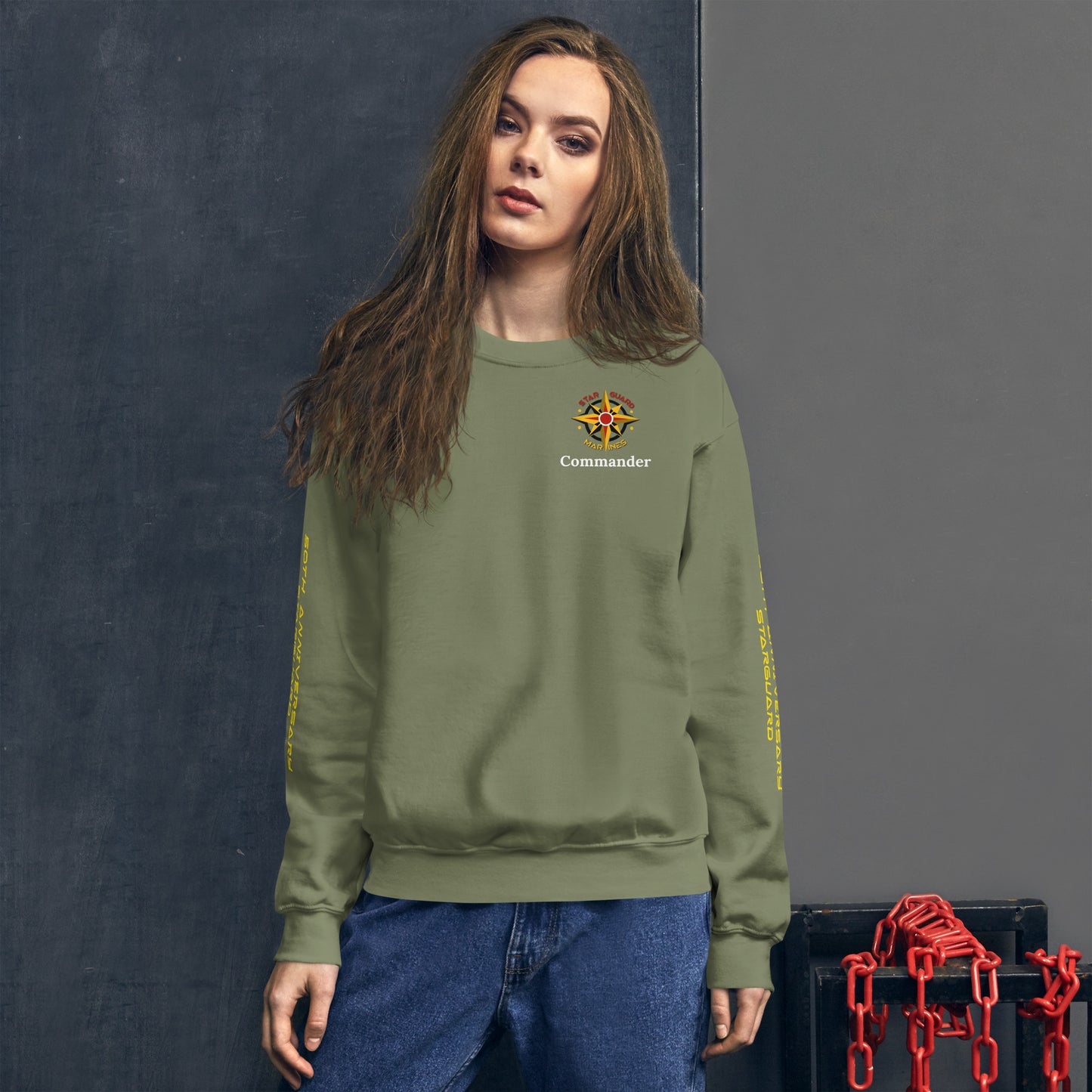 Starguard Commander Modern Starburst Crew Neck Sweatshirt - 50th Anniversary Edition