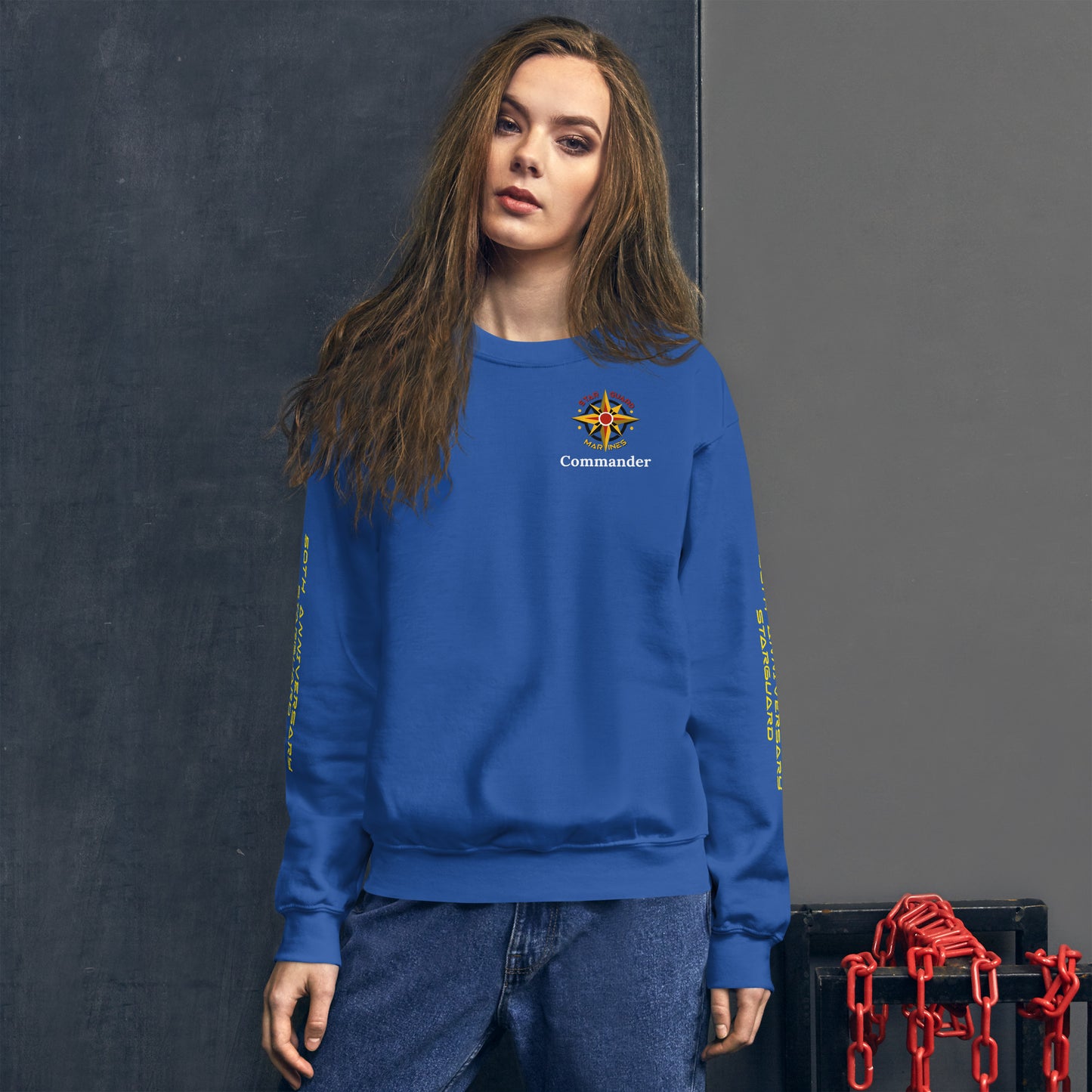 Starguard Commander Modern Starburst Crew Neck Sweatshirt - 50th Anniversary Edition