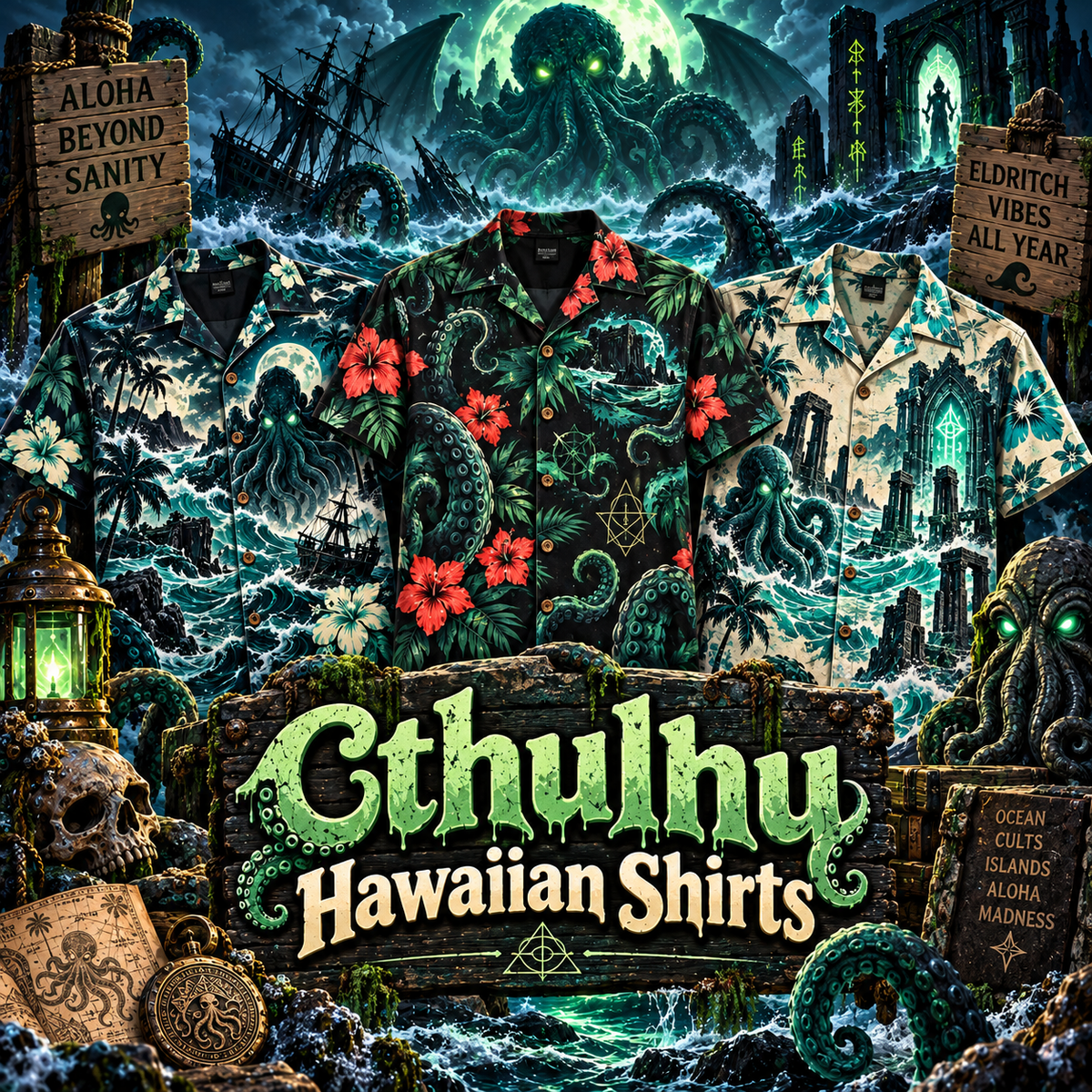 Cthulhu-Hawaiian-Shirts