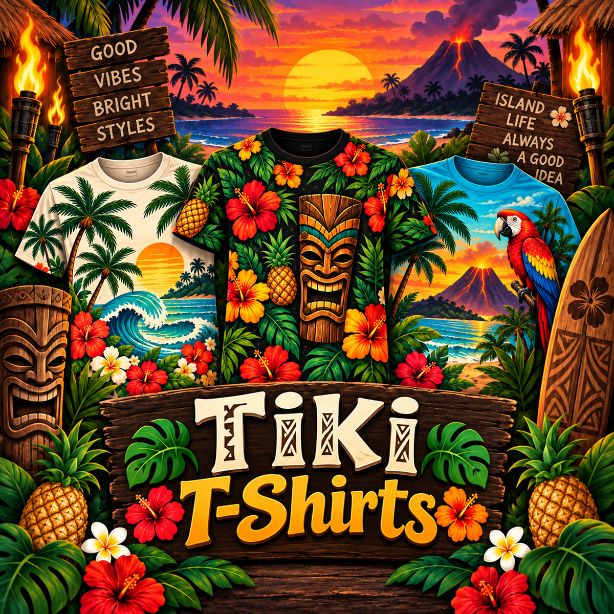 Tiki-T-Shirts