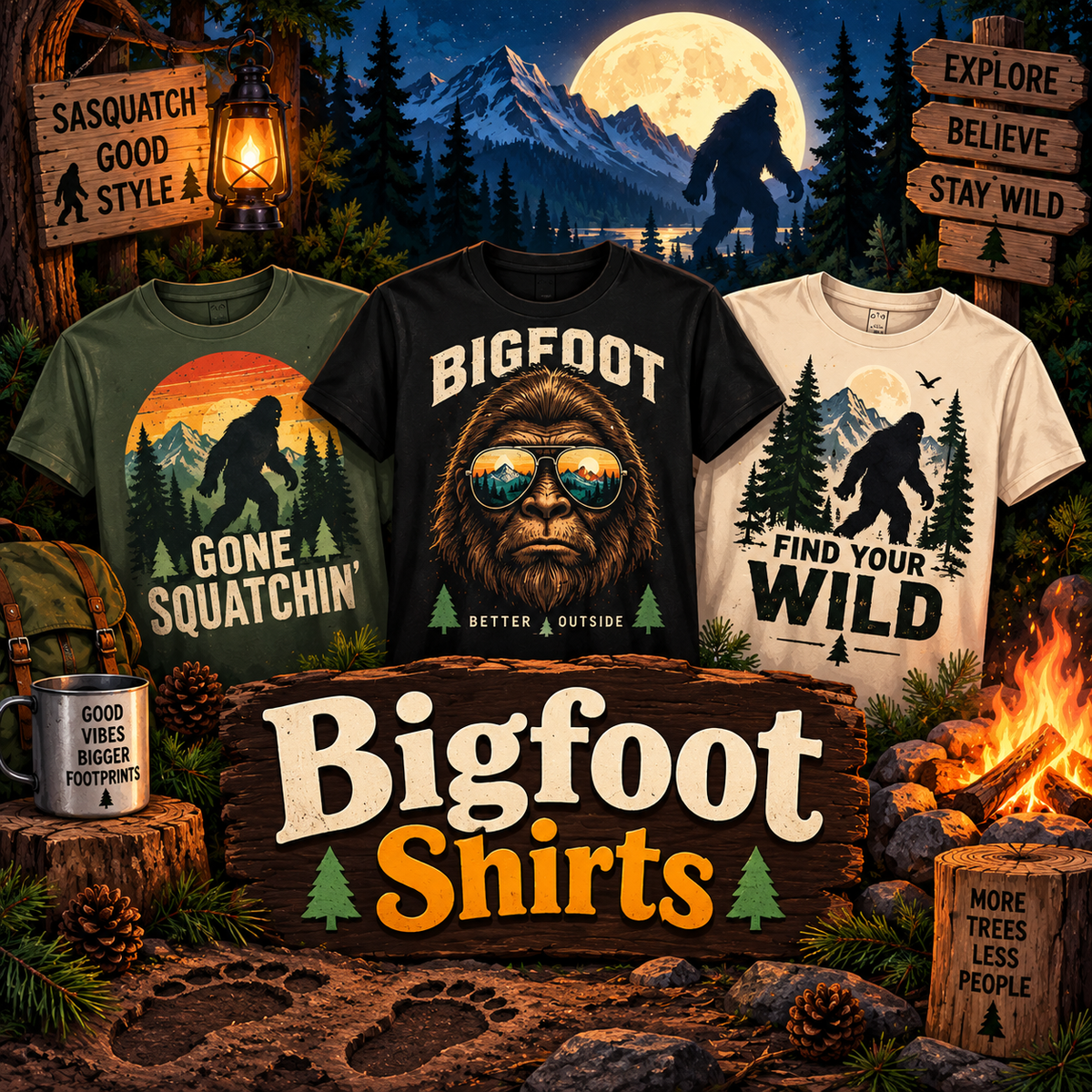 Bigfoot-T-Shirts