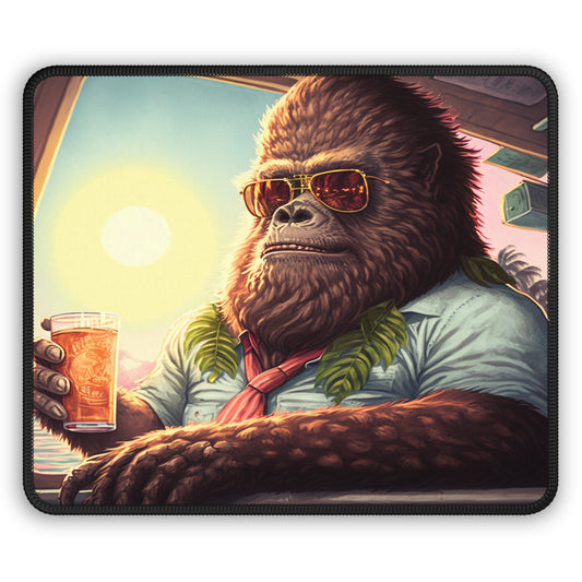 Bigfoot Enjoying a Cold One Mouse Pad