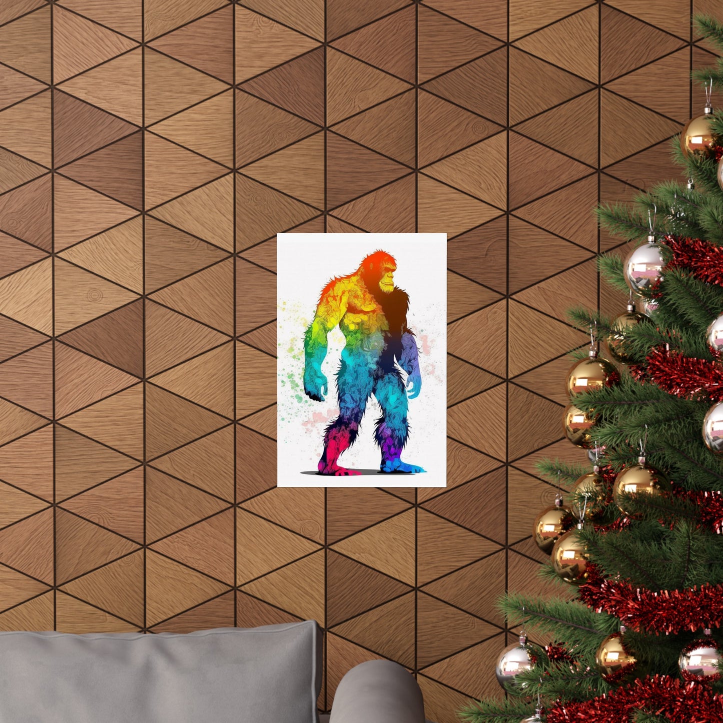 Rainbow Bigfoot Poster