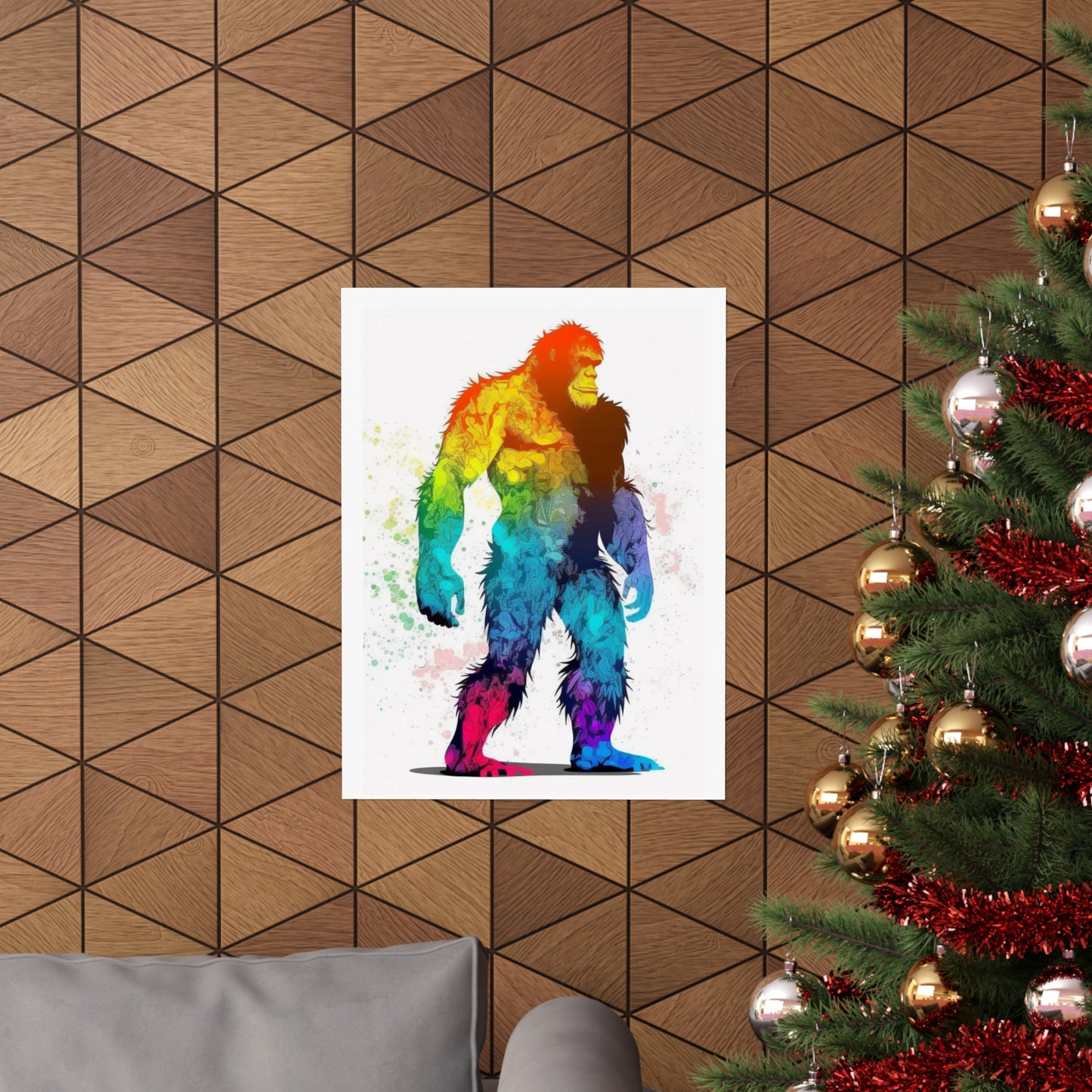 Rainbow Bigfoot Poster