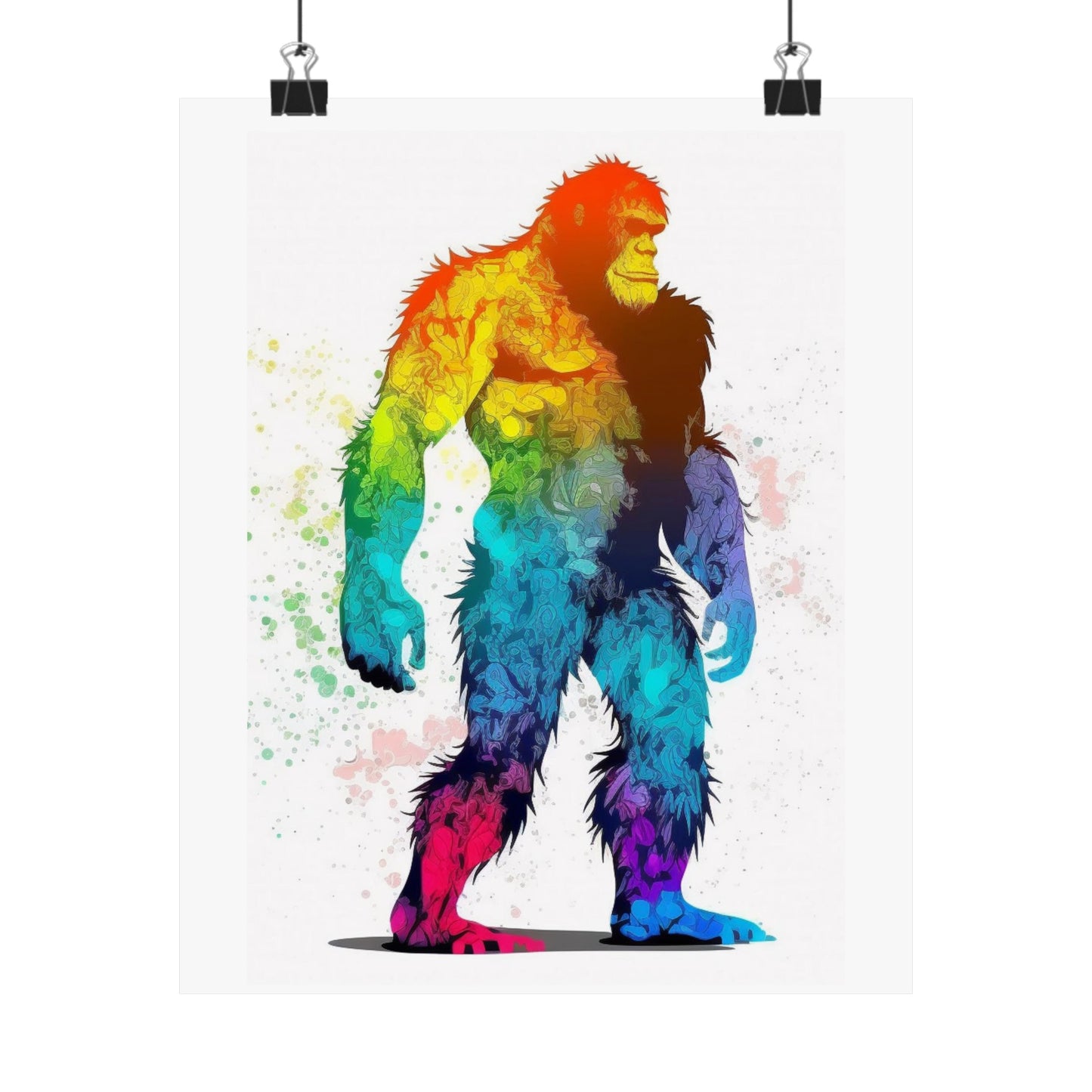 Rainbow Bigfoot Poster