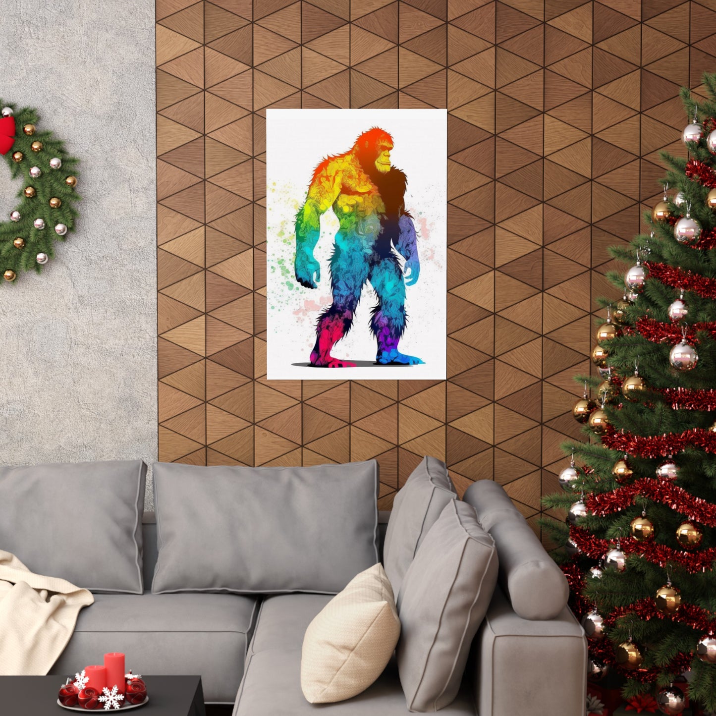 Rainbow Bigfoot Poster