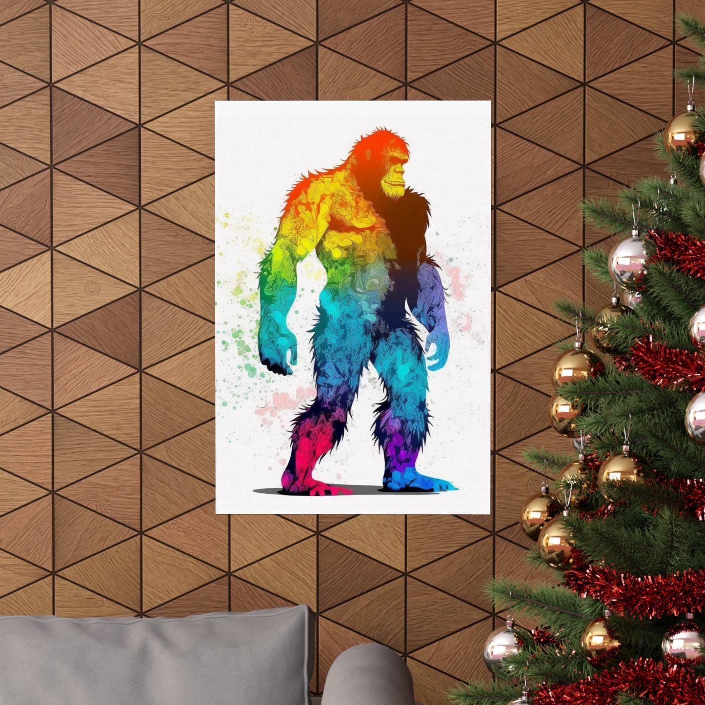 Rainbow Bigfoot Poster