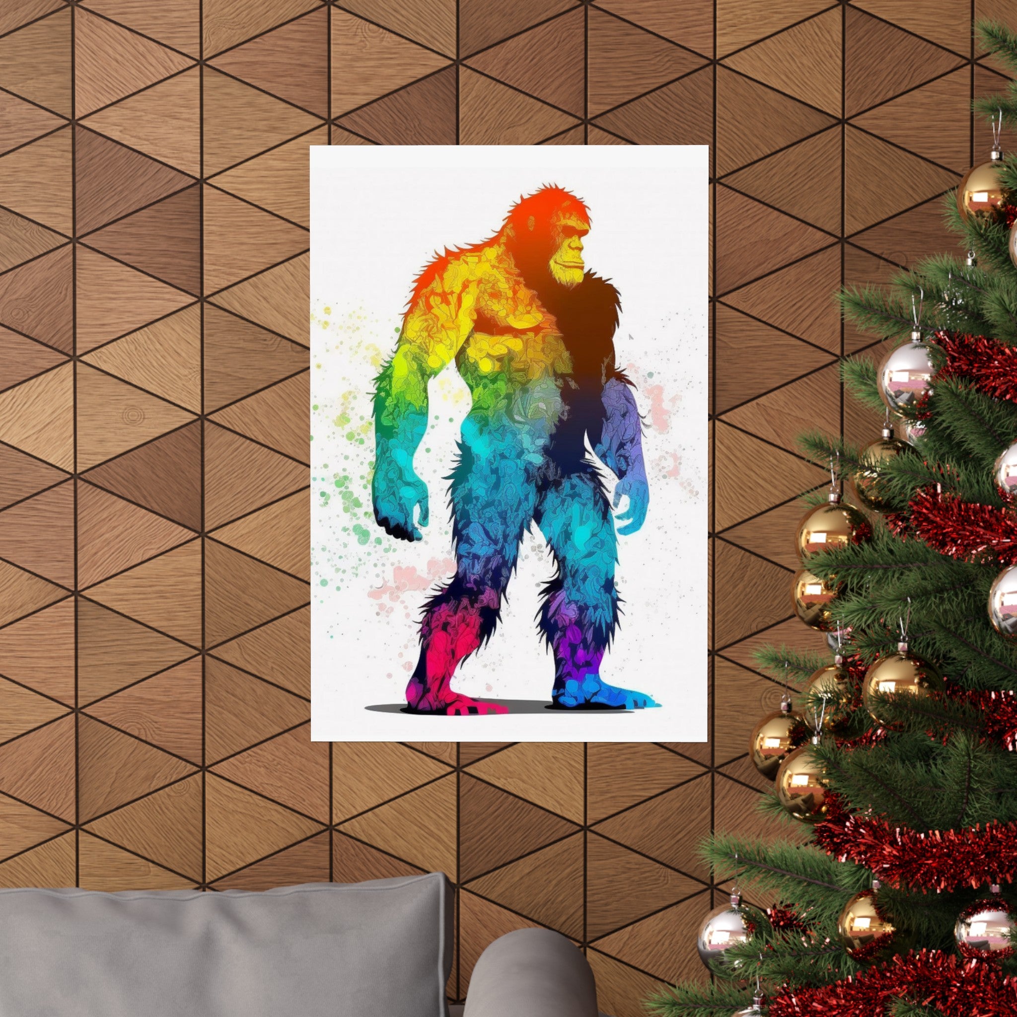 Rainbow Bigfoot Poster