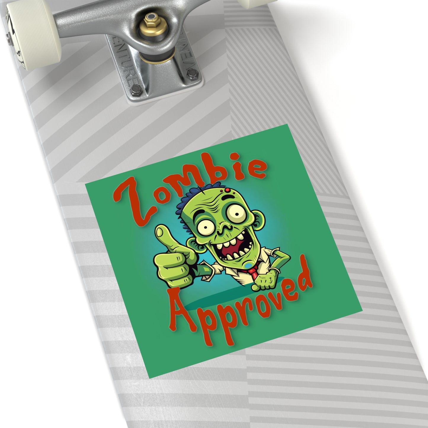 Zombie Approved Square Stickers, Indoor\Outdoor