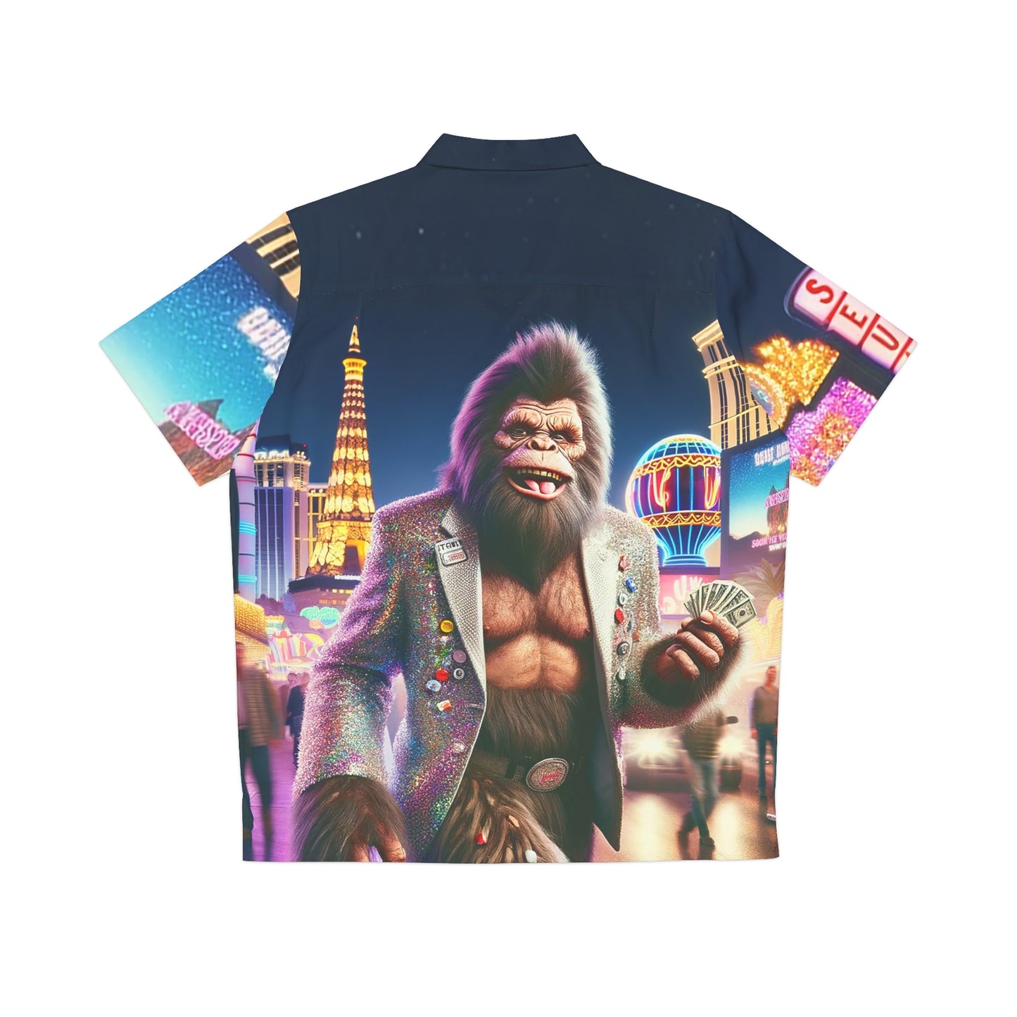 Bigfoot in Las Vegas Hawaiian Shirt