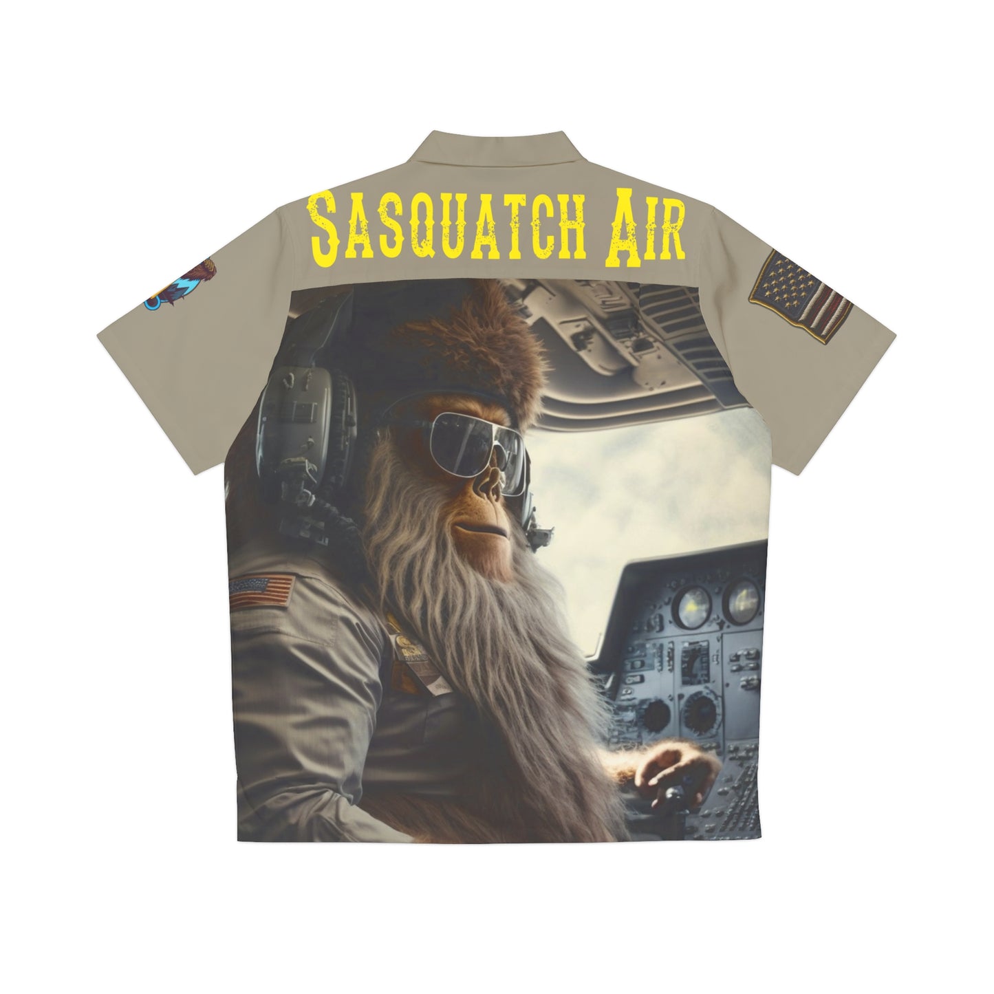 Sasquatch Airlines Hawaiian Shirt