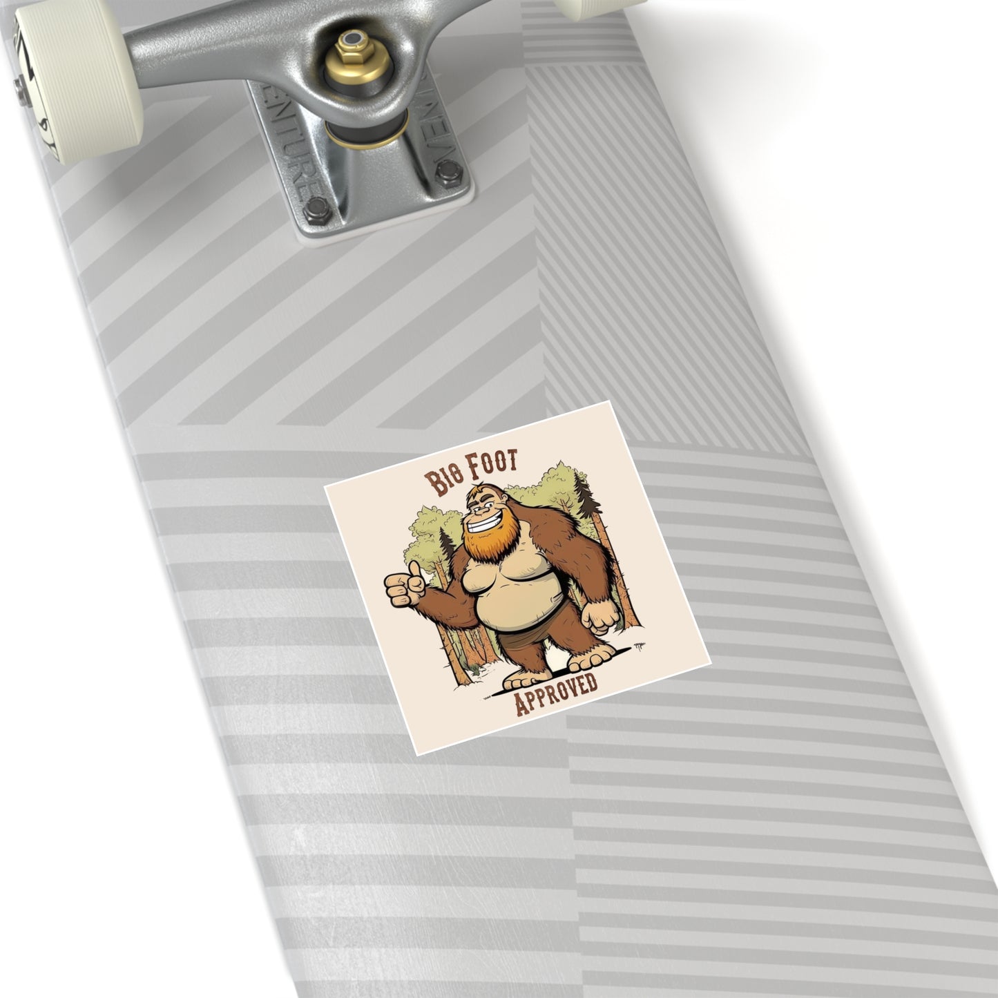 Bigfoot Approved Square Stickers, Indoor\Outdoor