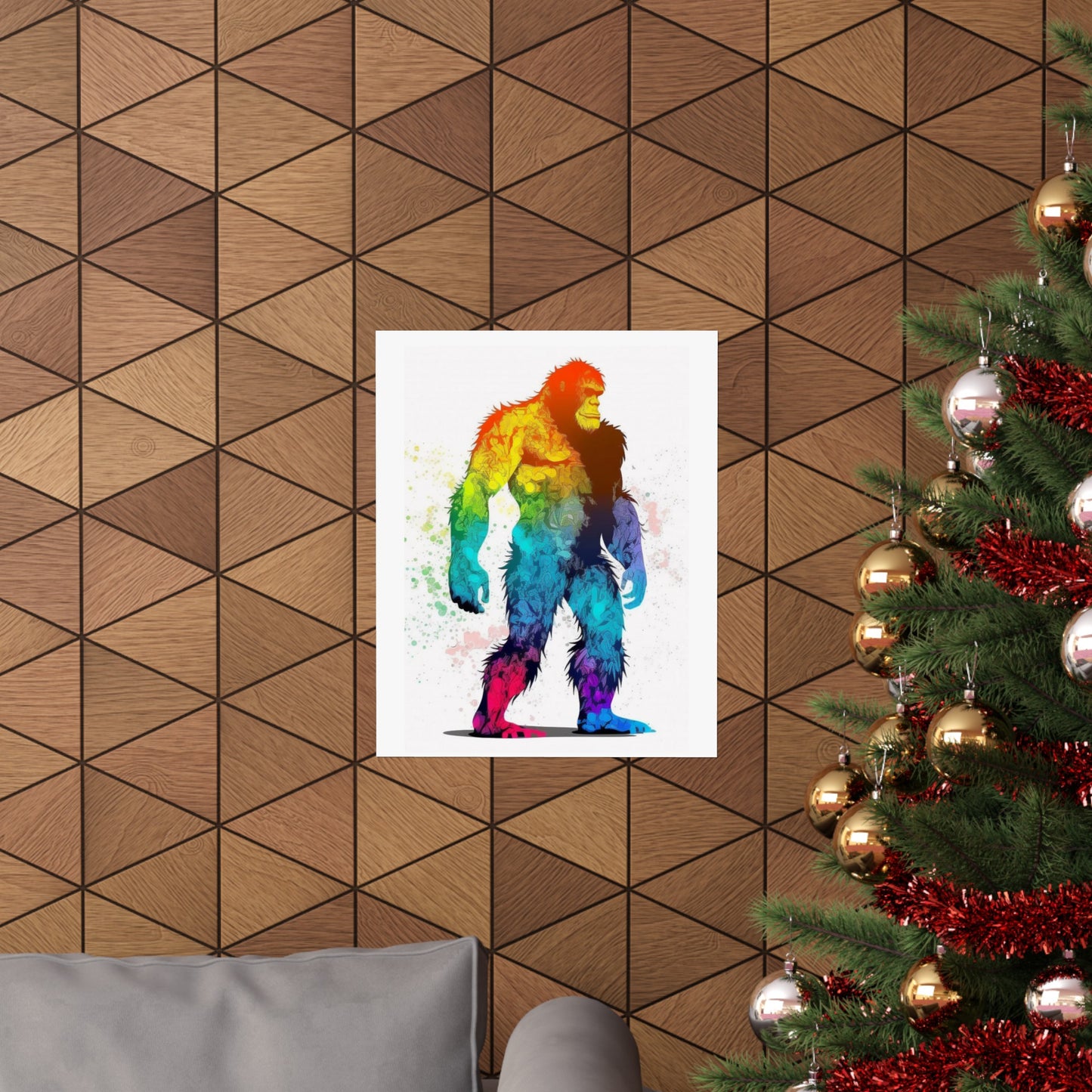 Rainbow Bigfoot Poster