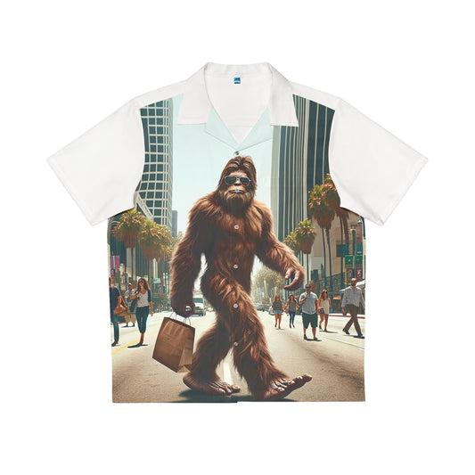 Bigfoot in LA Hawaiian Shirt