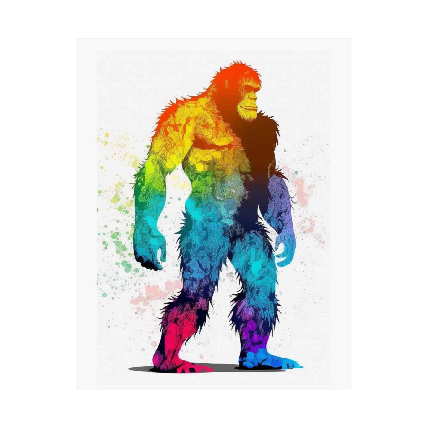 Rainbow Bigfoot Poster