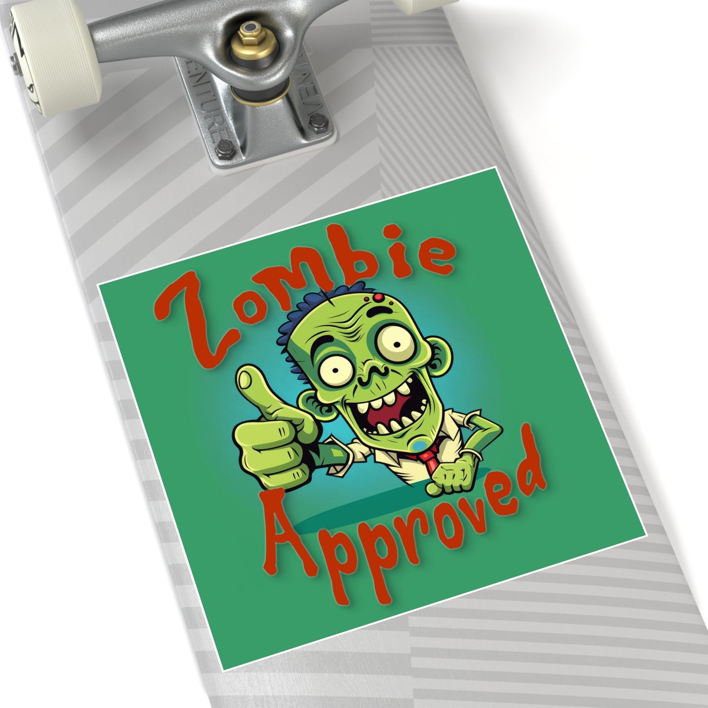 Zombie Approved Square Stickers, Indoor\Outdoor