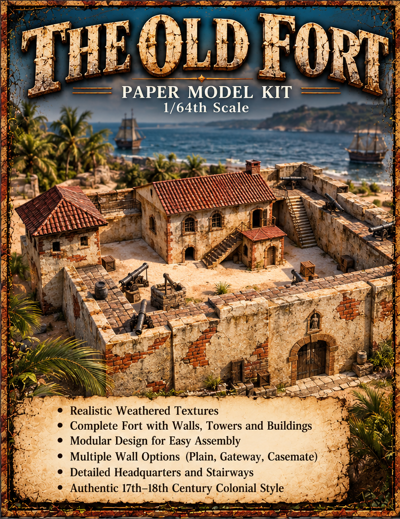 Old Fort Paper Model