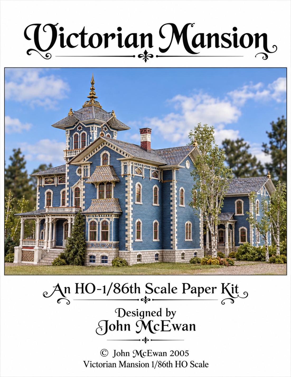 Victorian Mansion Paper Model