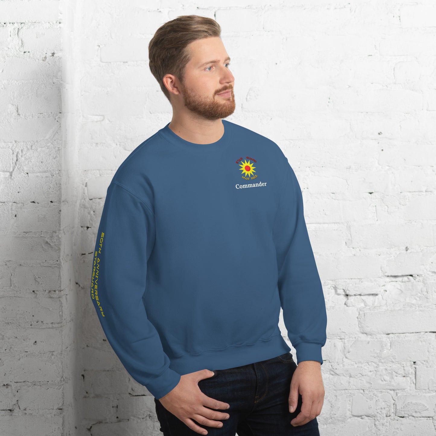 Starguard Commander Classic Starburst Crew Neck Sweatshirt - 50th Anniversary Edition