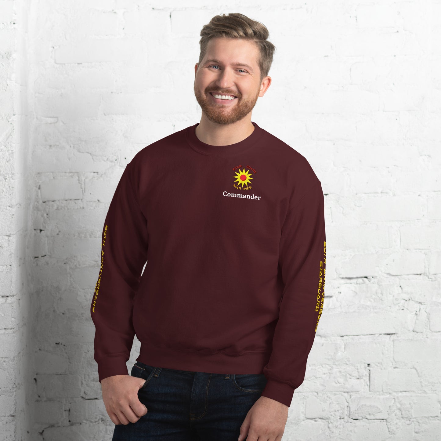 Starguard Commander Classic Starburst Crew Neck Sweatshirt - 50th Anniversary Edition