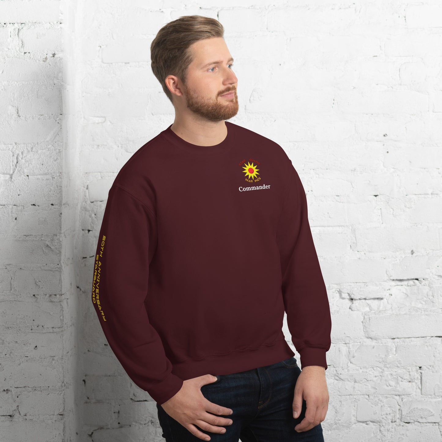 Starguard Commander Classic Starburst Crew Neck Sweatshirt - 50th Anniversary Edition