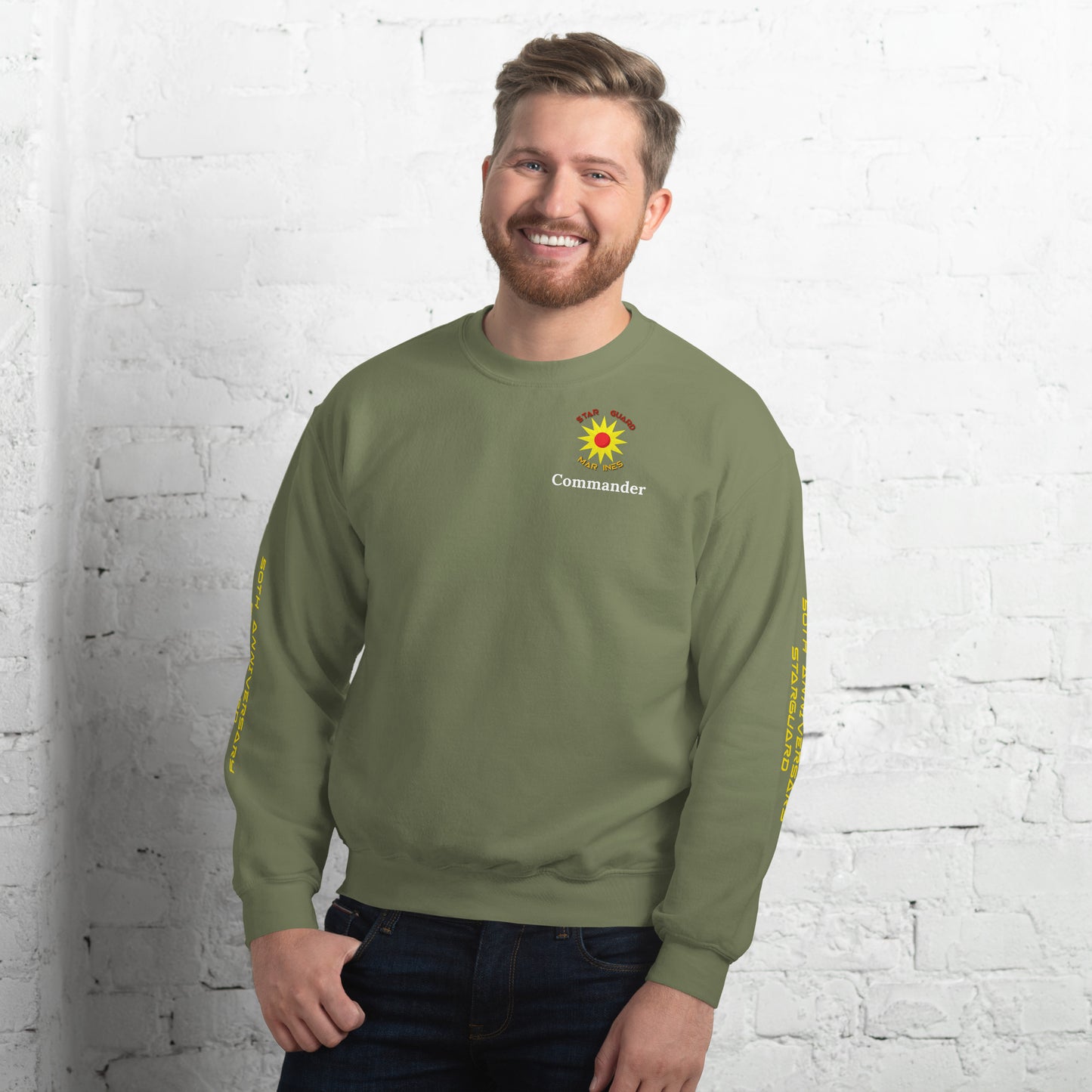 Starguard Commander Classic Starburst Crew Neck Sweatshirt - 50th Anniversary Edition