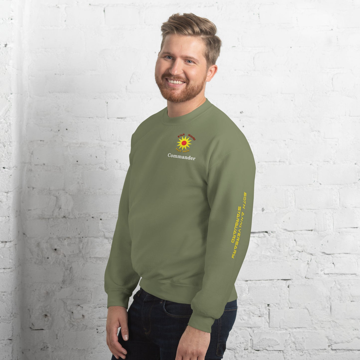 Starguard Commander Classic Starburst Crew Neck Sweatshirt - 50th Anniversary Edition