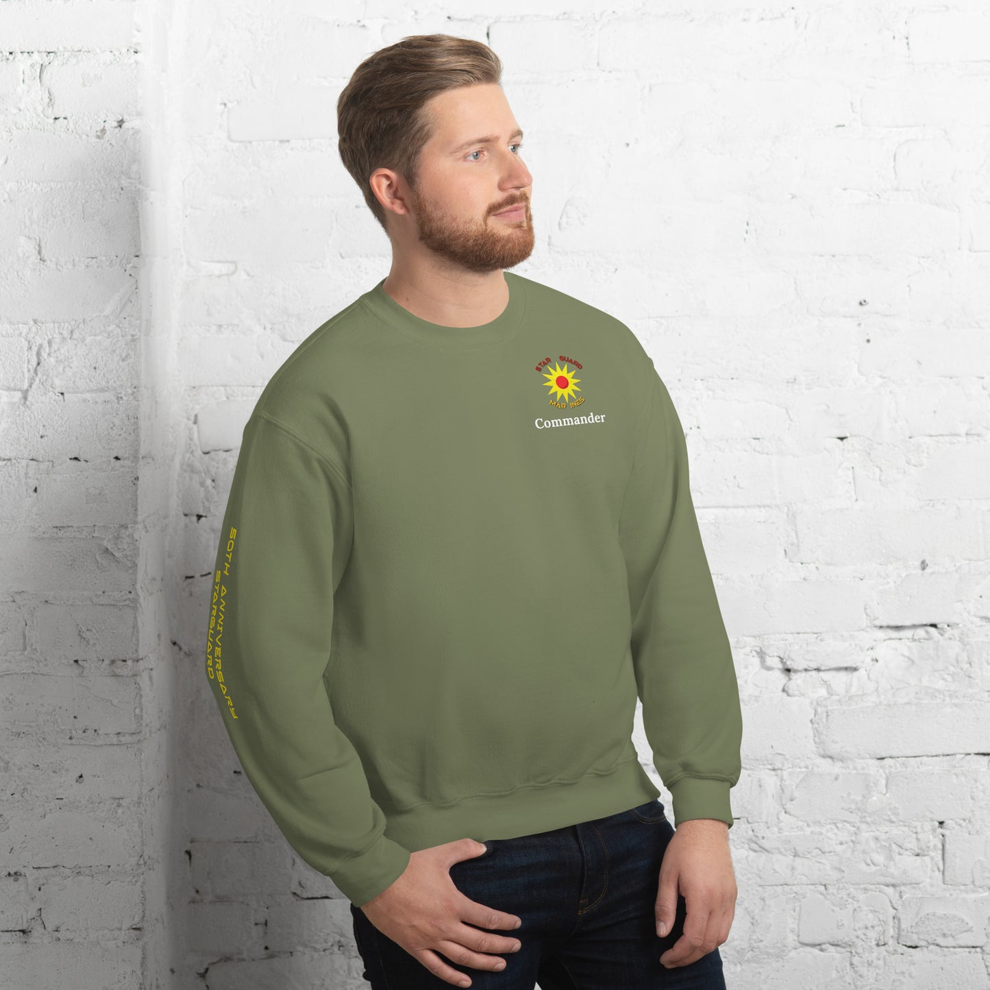 Starguard Commander Classic Starburst Crew Neck Sweatshirt - 50th Anniversary Edition