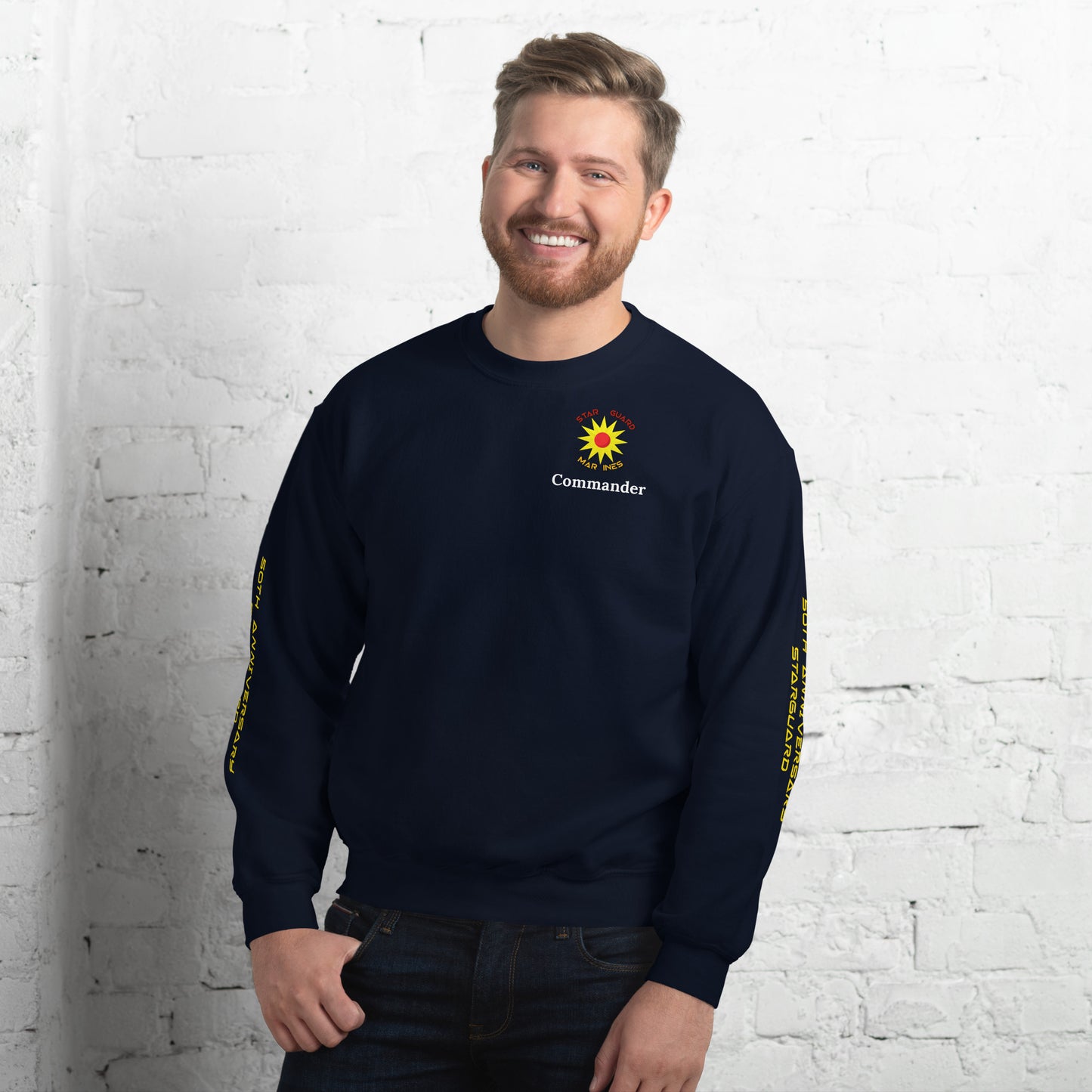 Starguard Commander Classic Starburst Crew Neck Sweatshirt - 50th Anniversary Edition