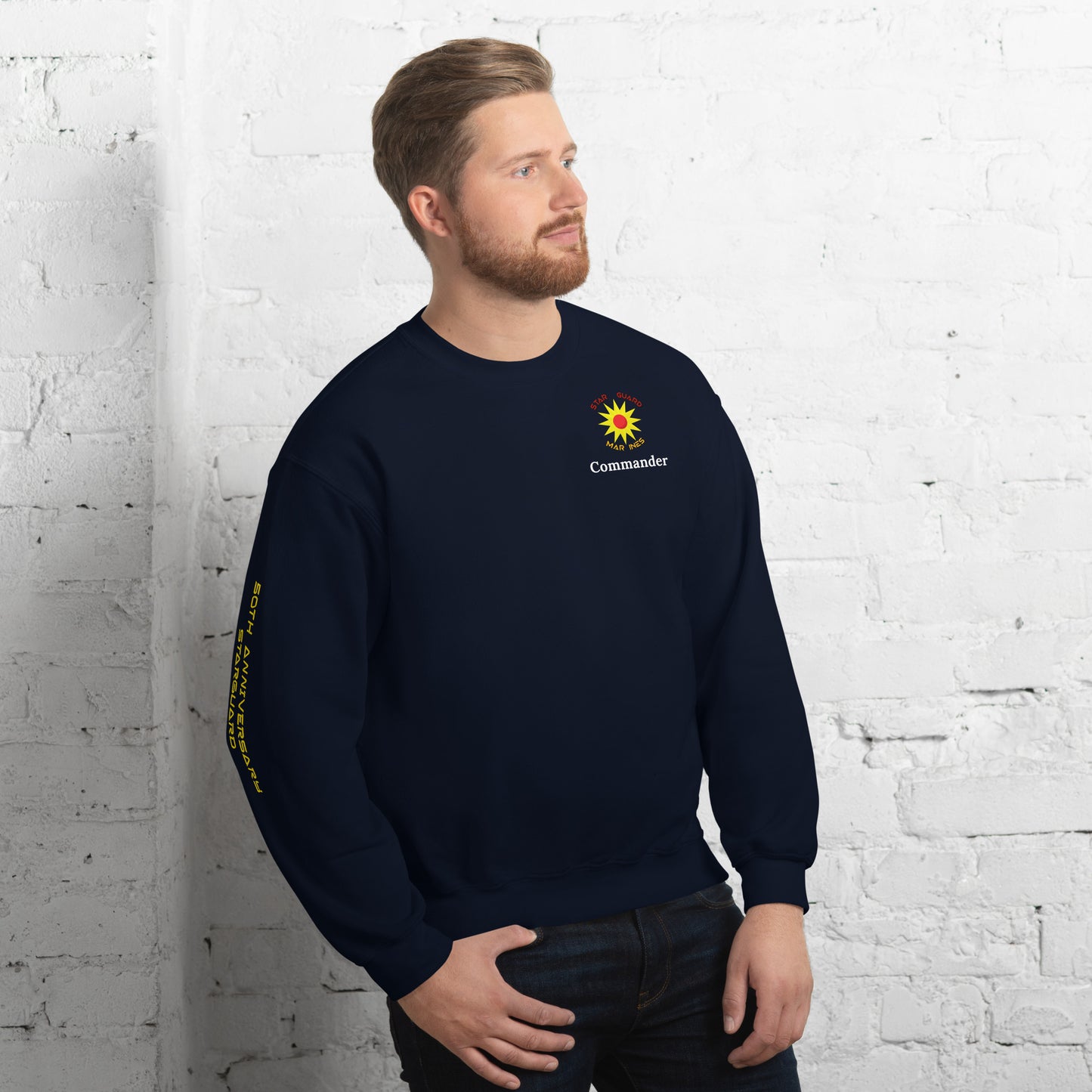 Starguard Commander Classic Starburst Crew Neck Sweatshirt - 50th Anniversary Edition