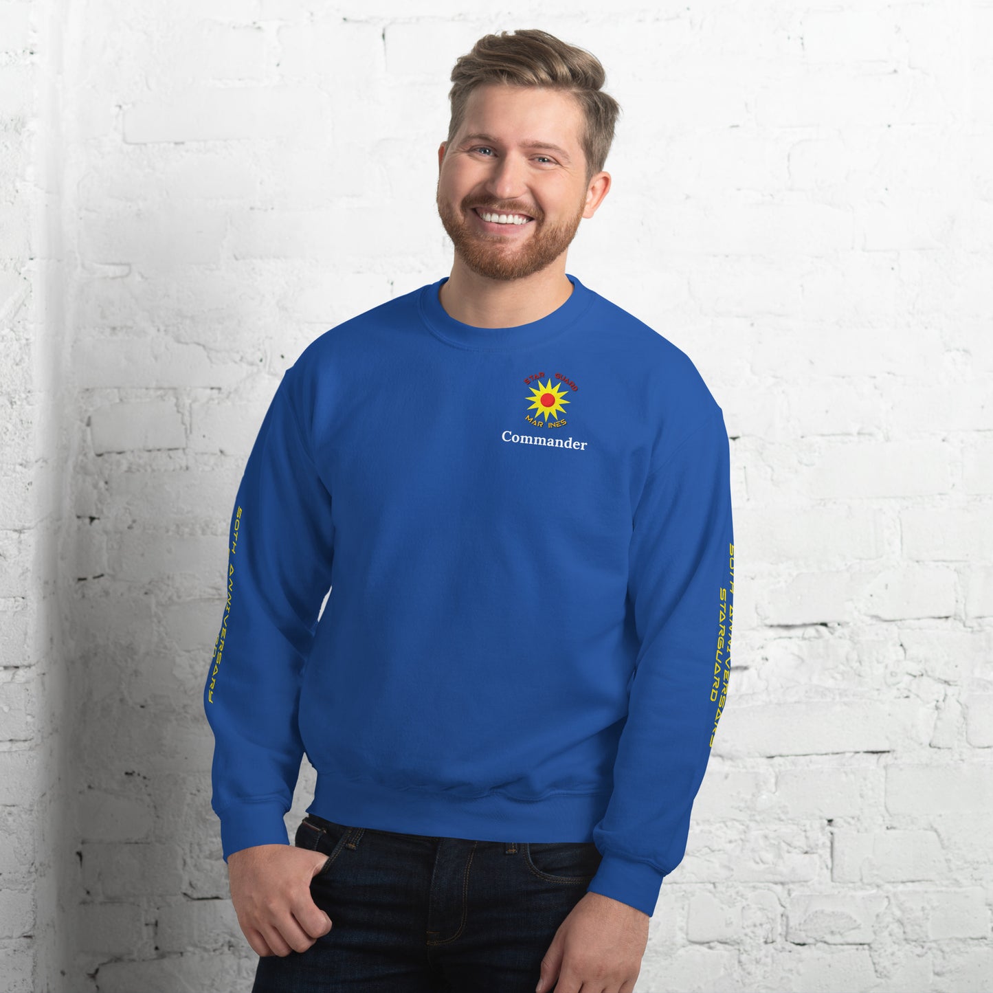 Starguard Commander Classic Starburst Crew Neck Sweatshirt - 50th Anniversary Edition