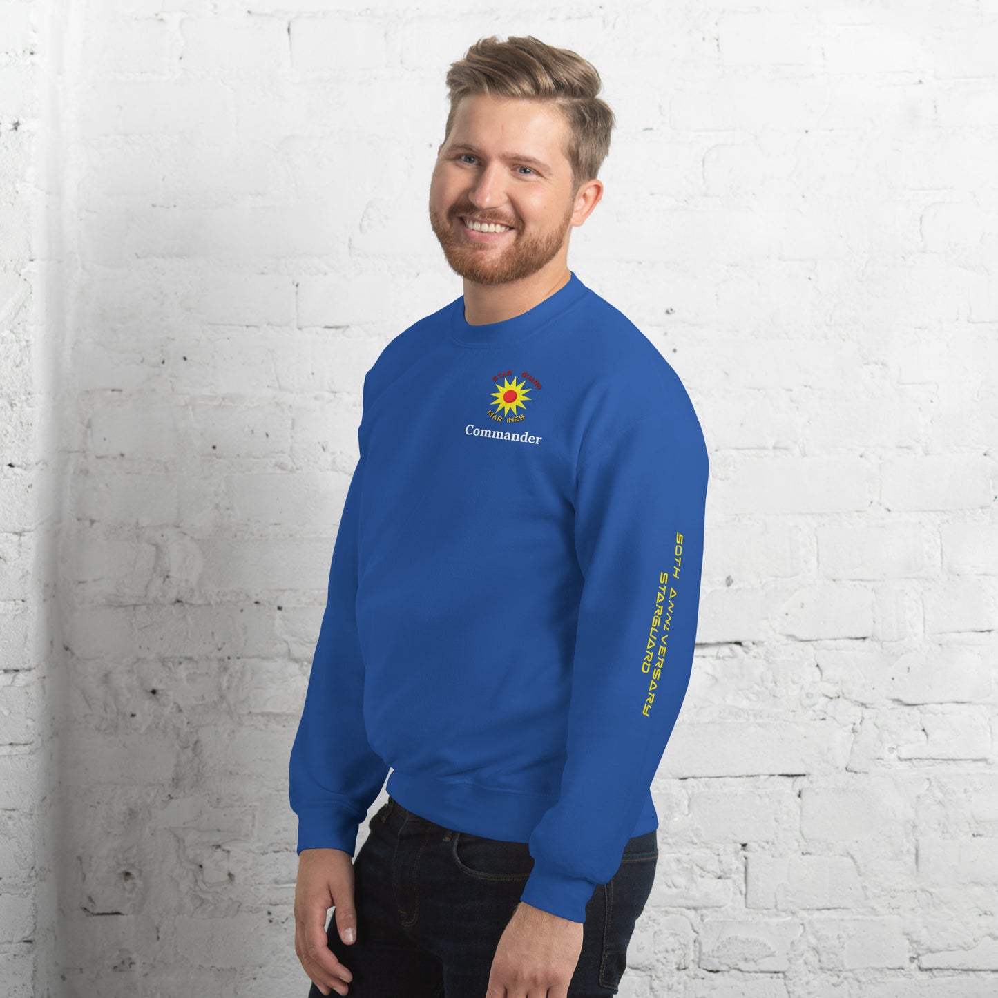 Starguard Commander Classic Starburst Crew Neck Sweatshirt - 50th Anniversary Edition