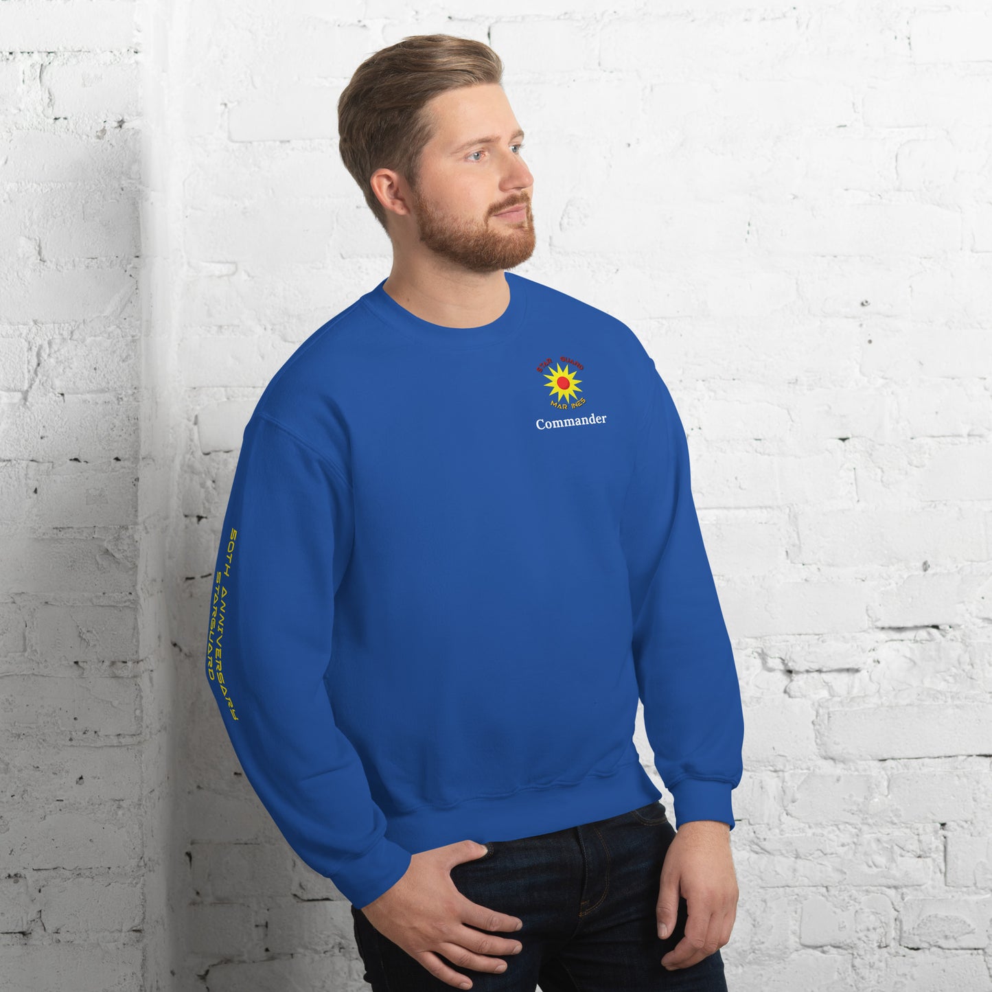 Starguard Commander Classic Starburst Crew Neck Sweatshirt - 50th Anniversary Edition