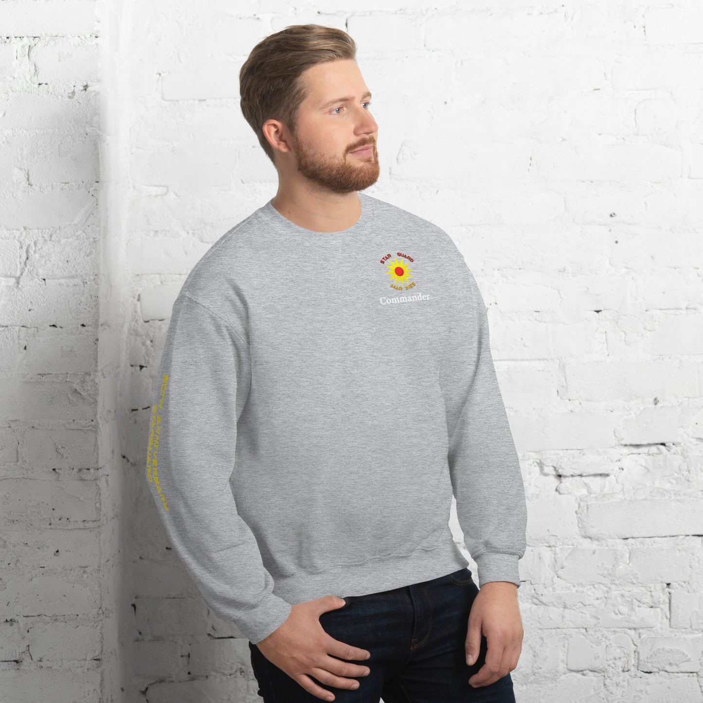 Starguard Commander Classic Starburst Crew Neck Sweatshirt - 50th Anniversary Edition